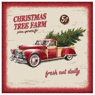 Carré -Pick up noel