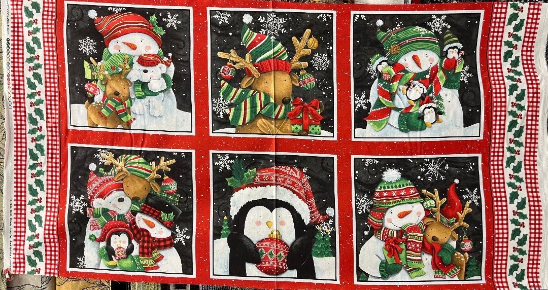 Panneau - Animaux noel