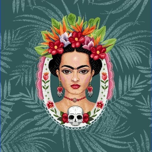 Carré -Frida portrait