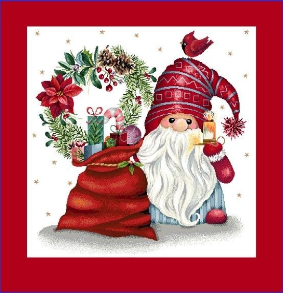 Carré -Lutin et sa hotte