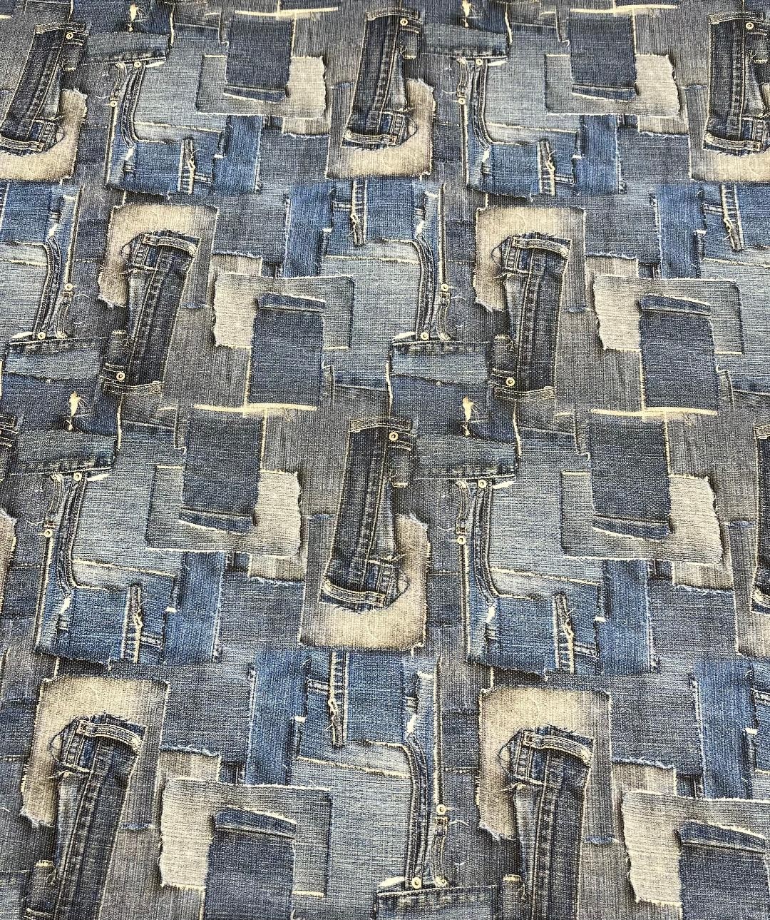 Simili cuir - Jeans Motifs.