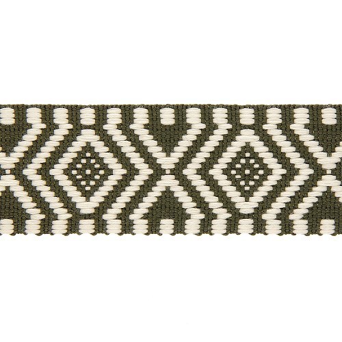 Sangle 38mm - Polyester ethnique kaki