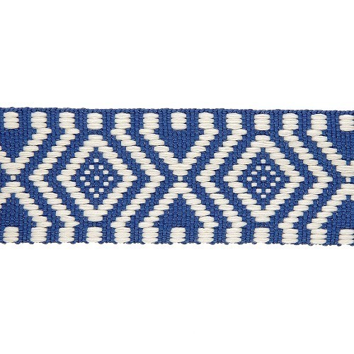 Sangle 38mm - Polyester ethnique bleu