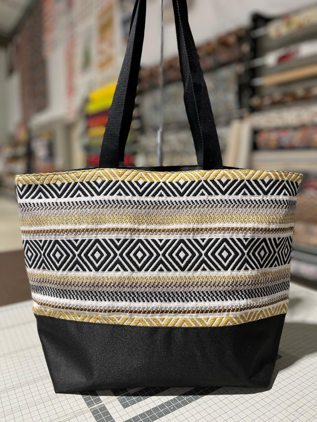 Kit de sac -raye noir et jaune