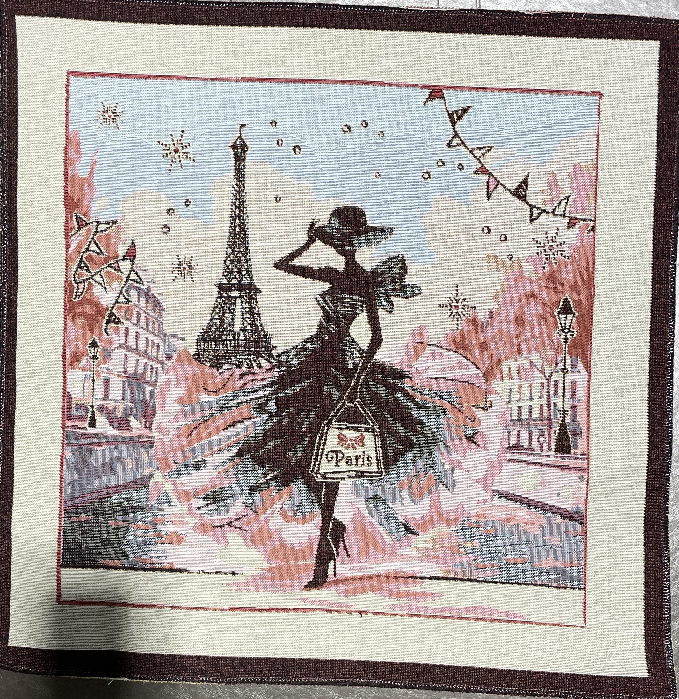 Carré la parisienne rose