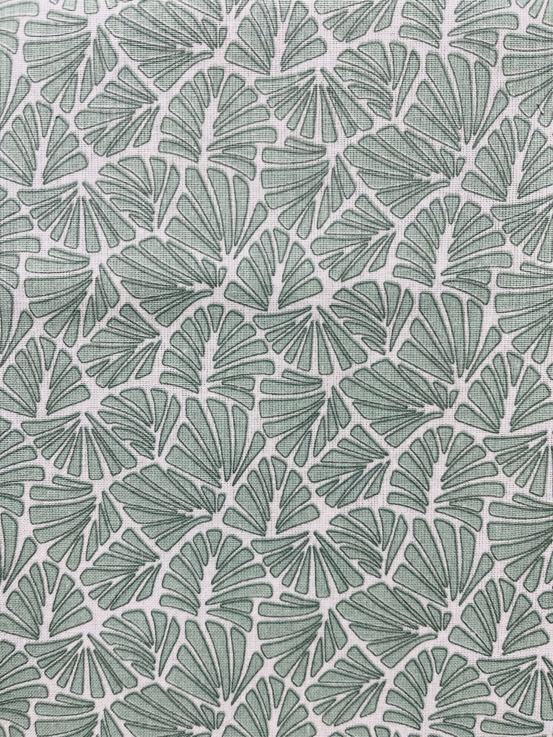 Coton 150 -feuille vert amande