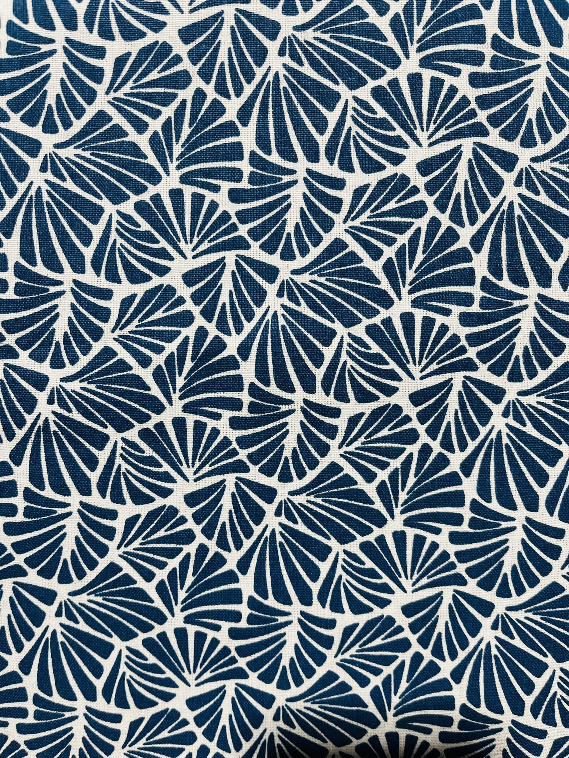 Coton 150 -feuille bleu