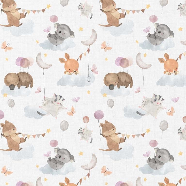 Coton numerique 150 -Animaux et les ballons