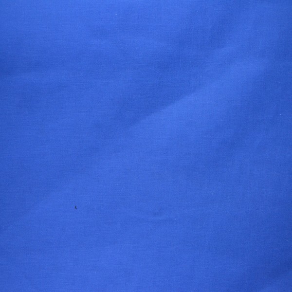coton uni 150 cm bleu