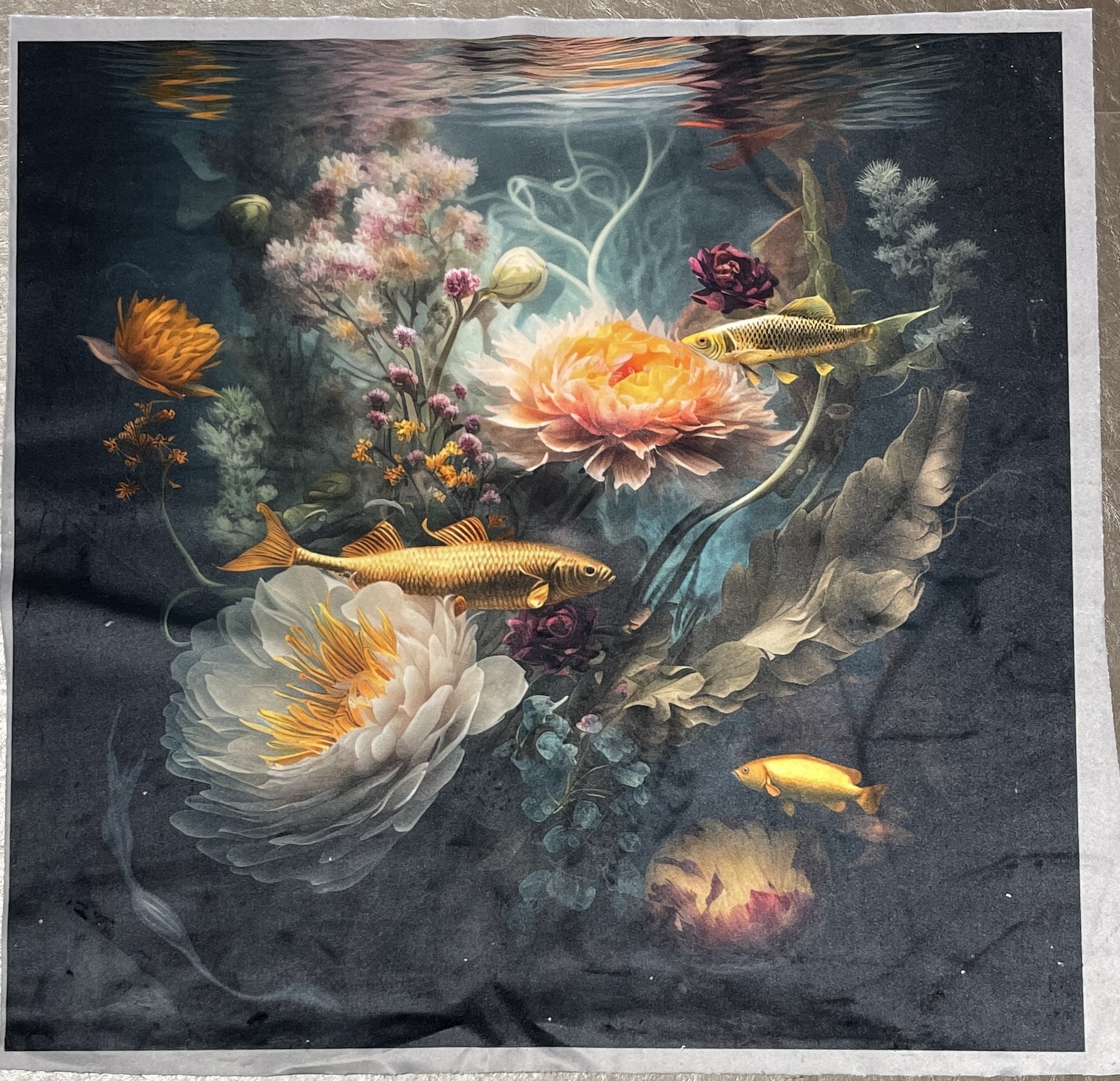 Carré  velours-Poisson