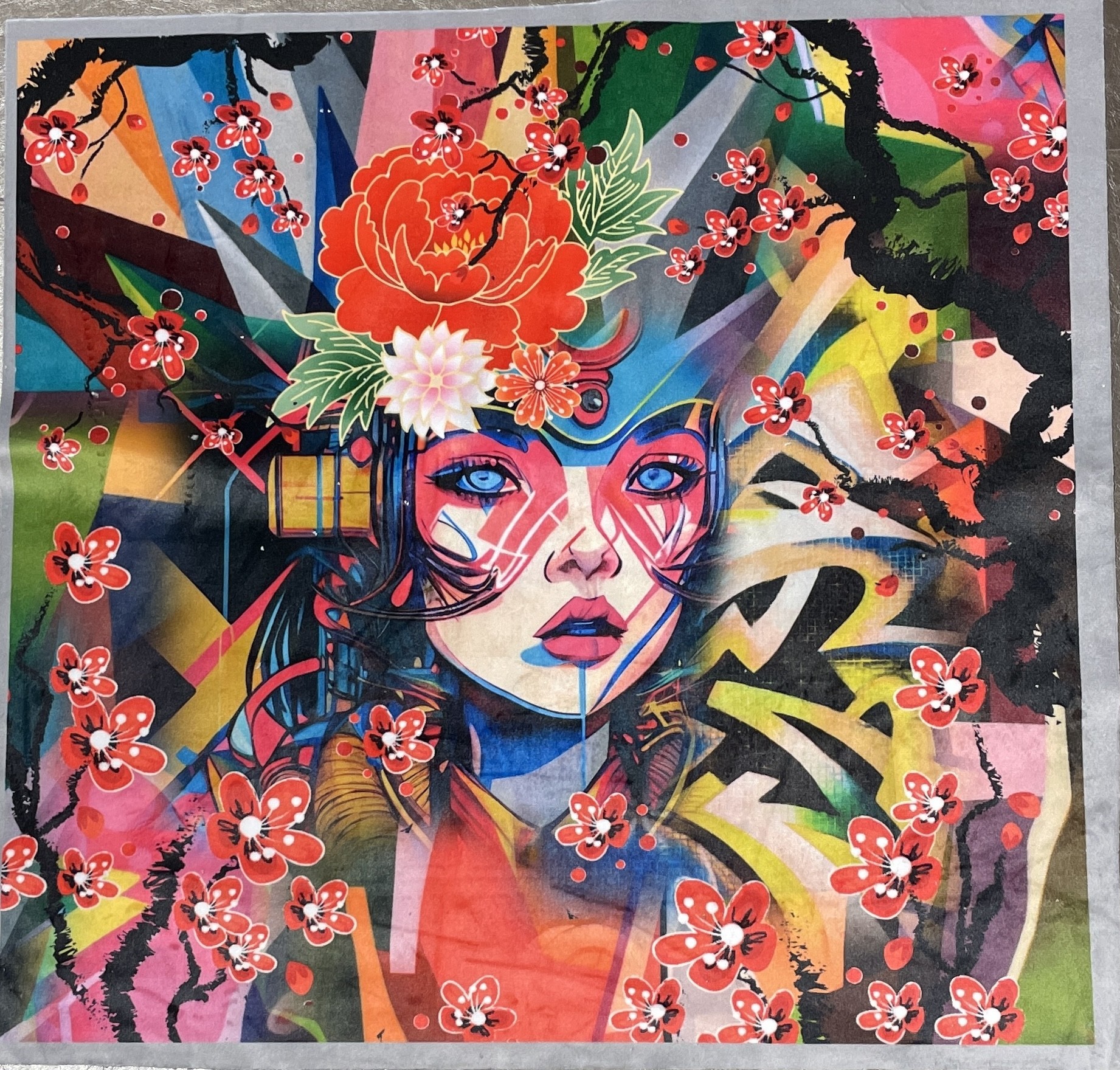 Carré  velours - Visage