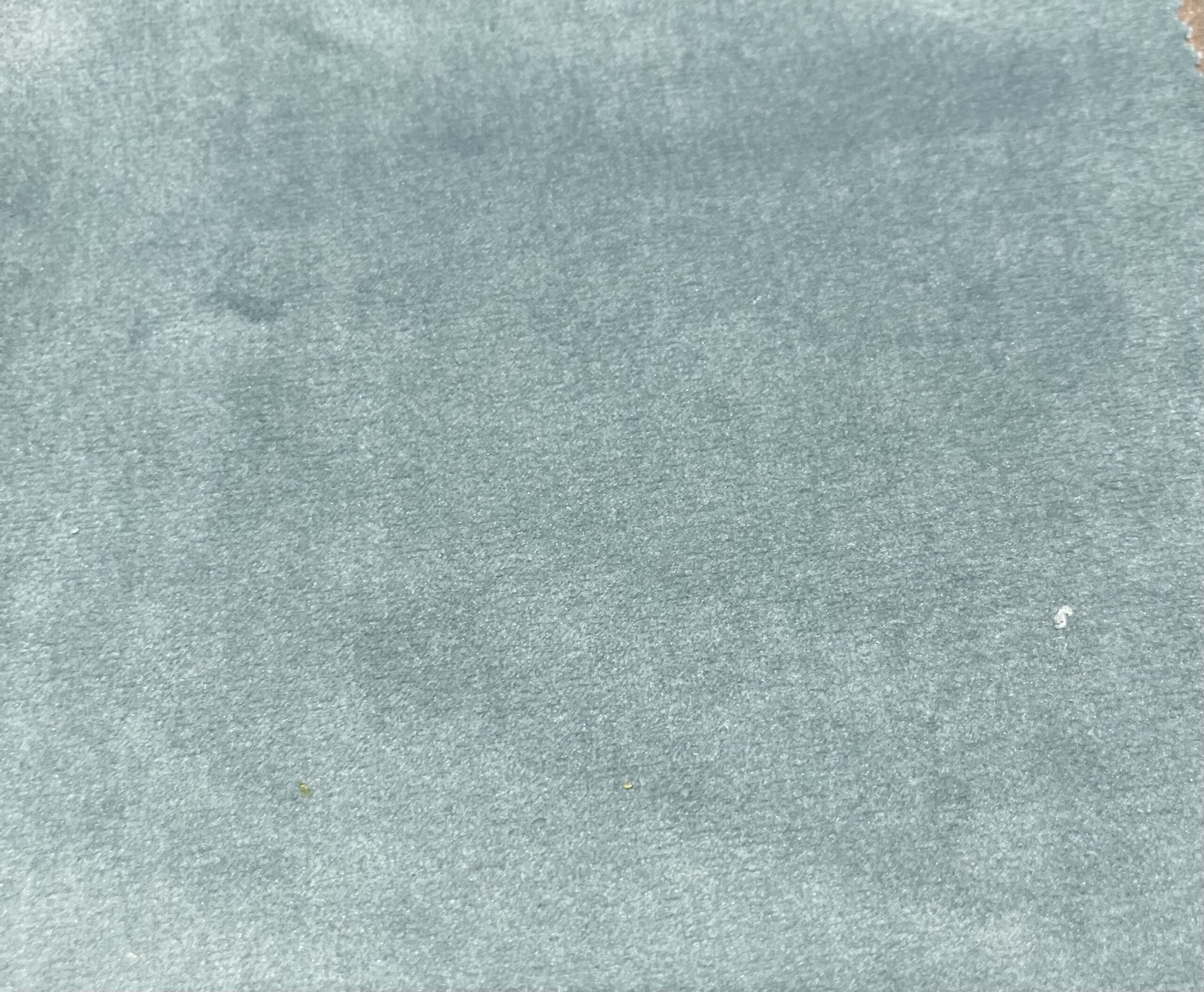 Coupon velours lisse Sauge