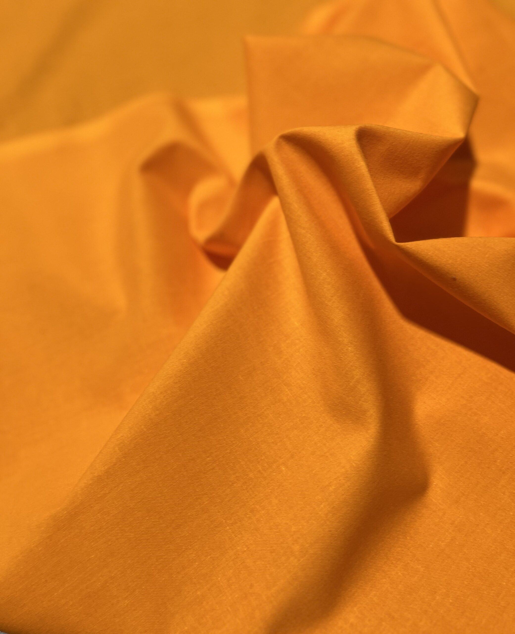 Tissu coton unie Orange