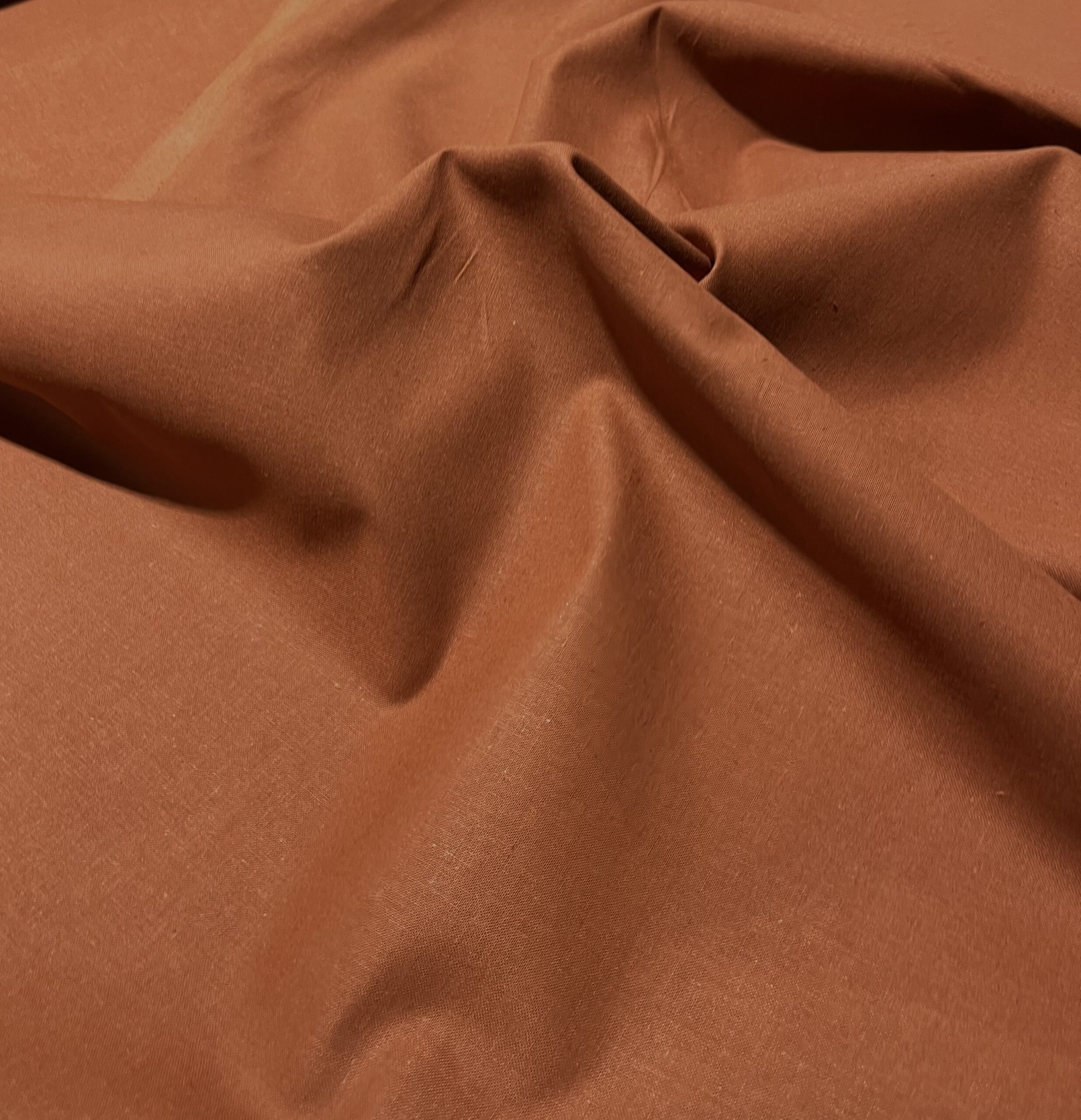 Coton uni Spicy orange