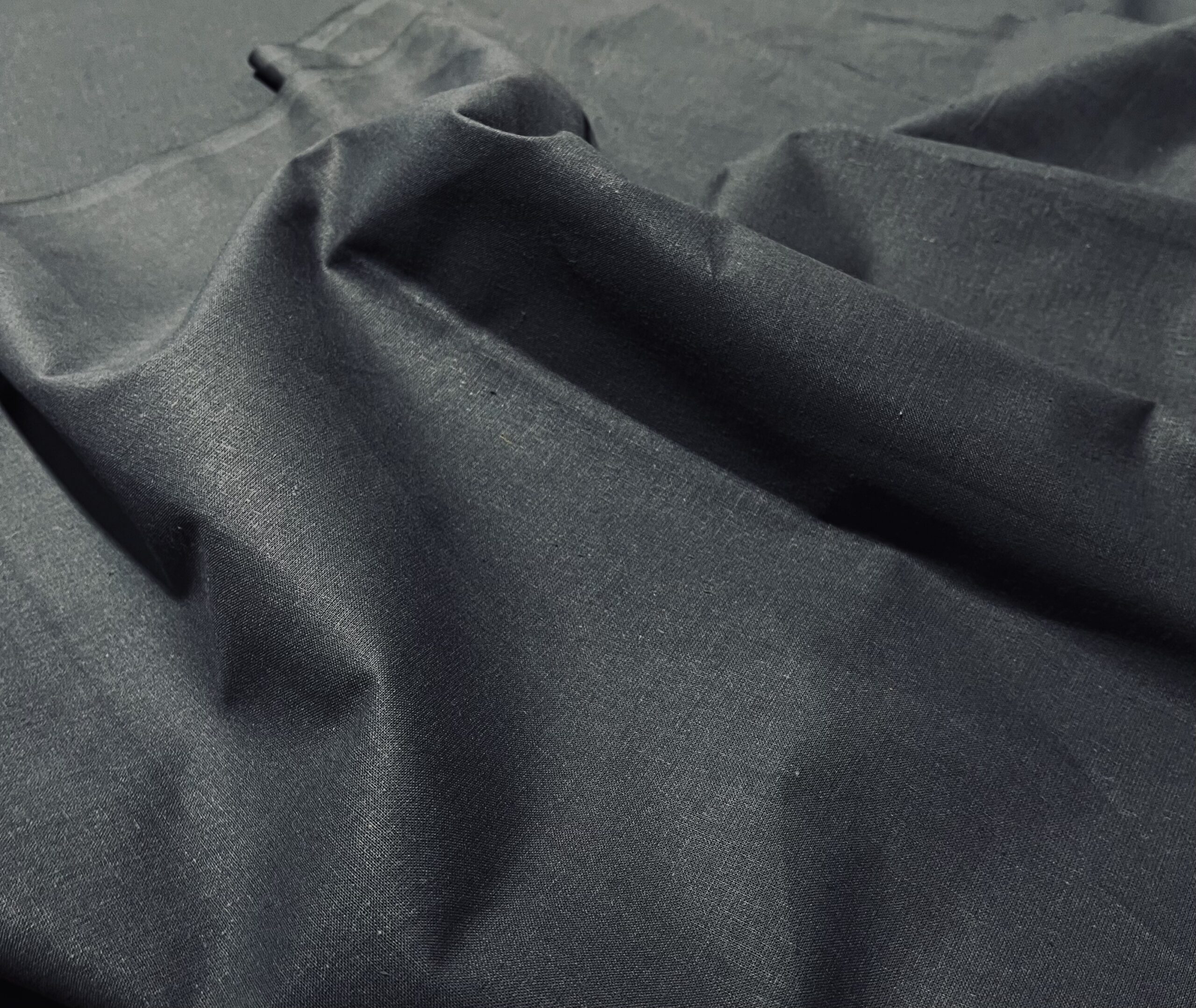 Coton uni Anthracite