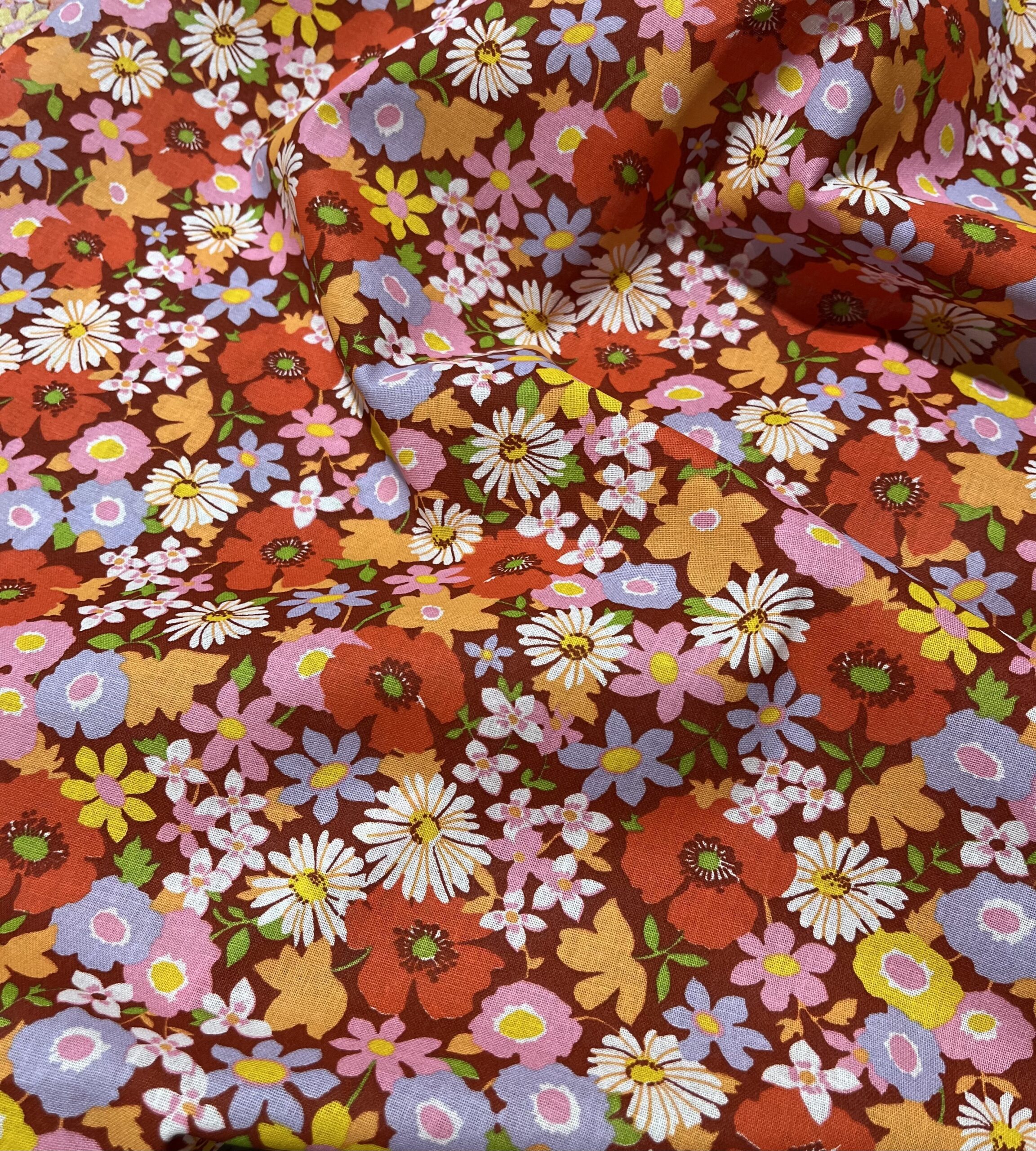 Coton 150 -Coquelicots Terracota