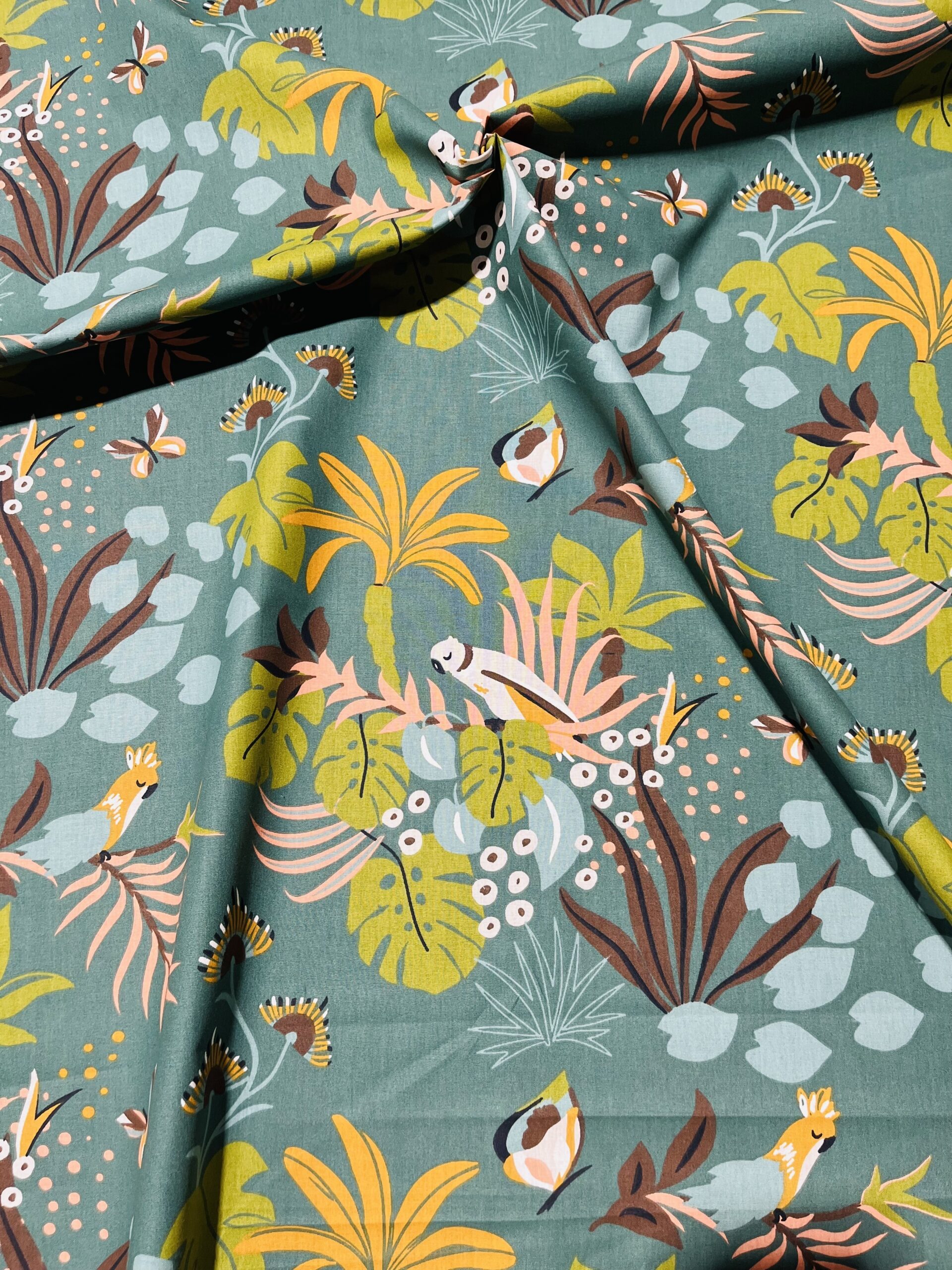 Coton 150.Savane verte.