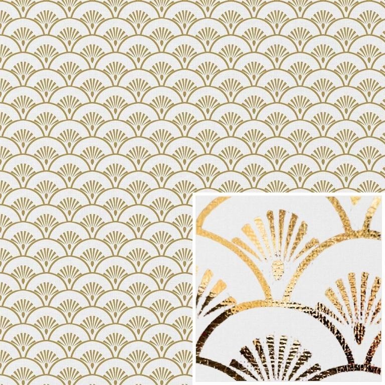 Noel-Canvas ecru et doré