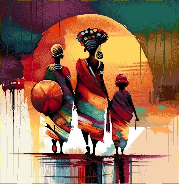 Carré - Africaine 1