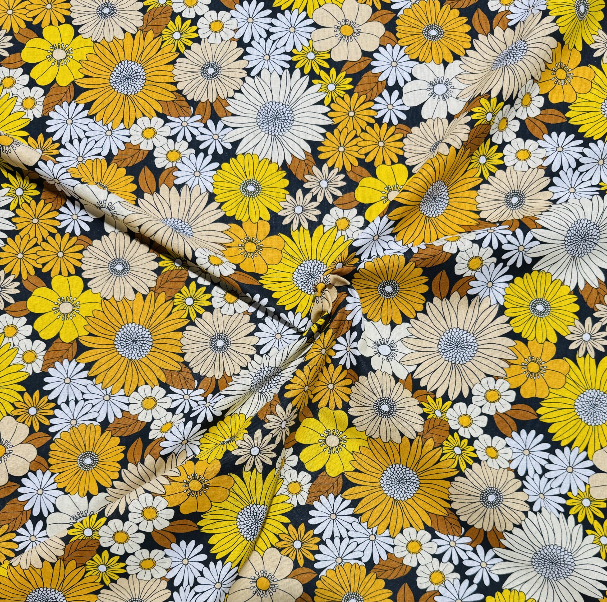 Fleur Ibiza moutarde.