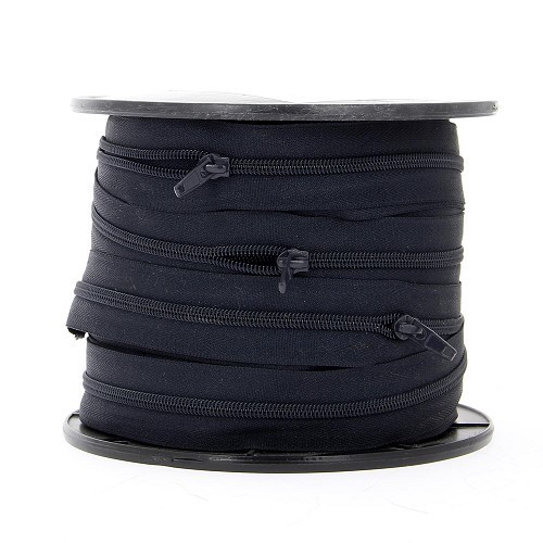 Mercerie - Fermeture éclair au mètre bleu marine