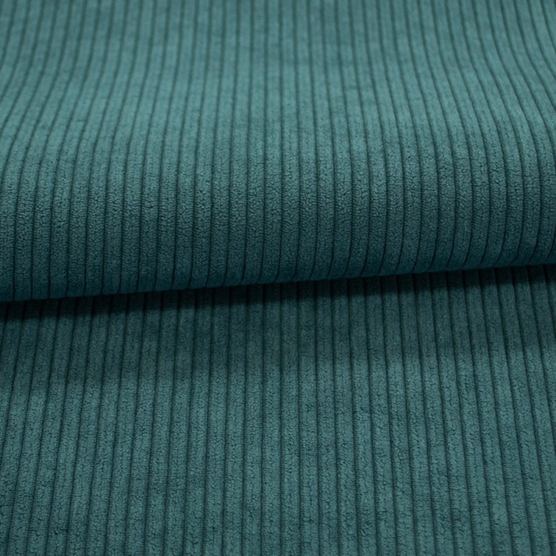 Ameublement -velours cotelé  canard