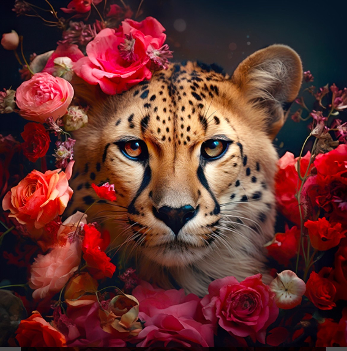 Carré  velours- jaguar