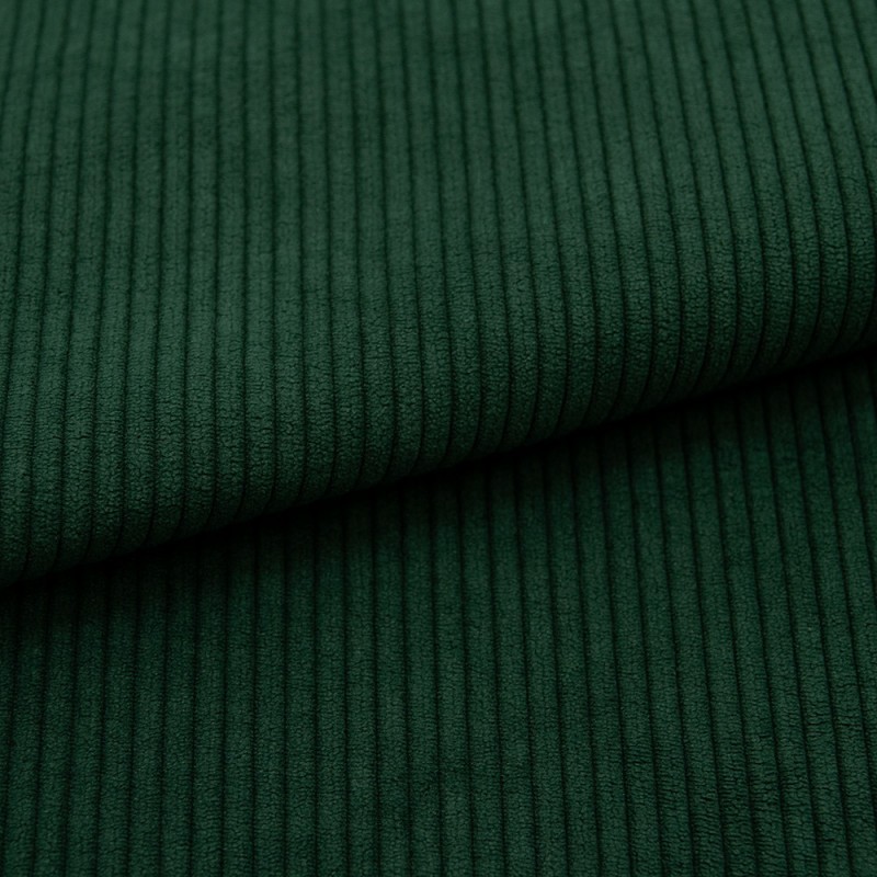 Ameublement -velours cotelé vert sapin