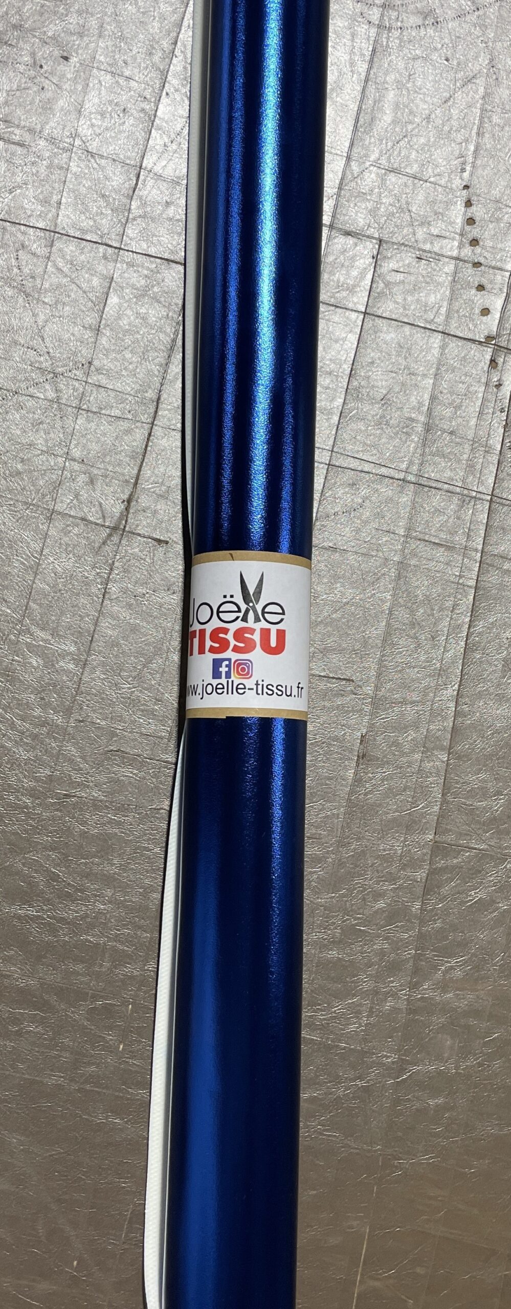 Simili cuir - Bleu roi brillant