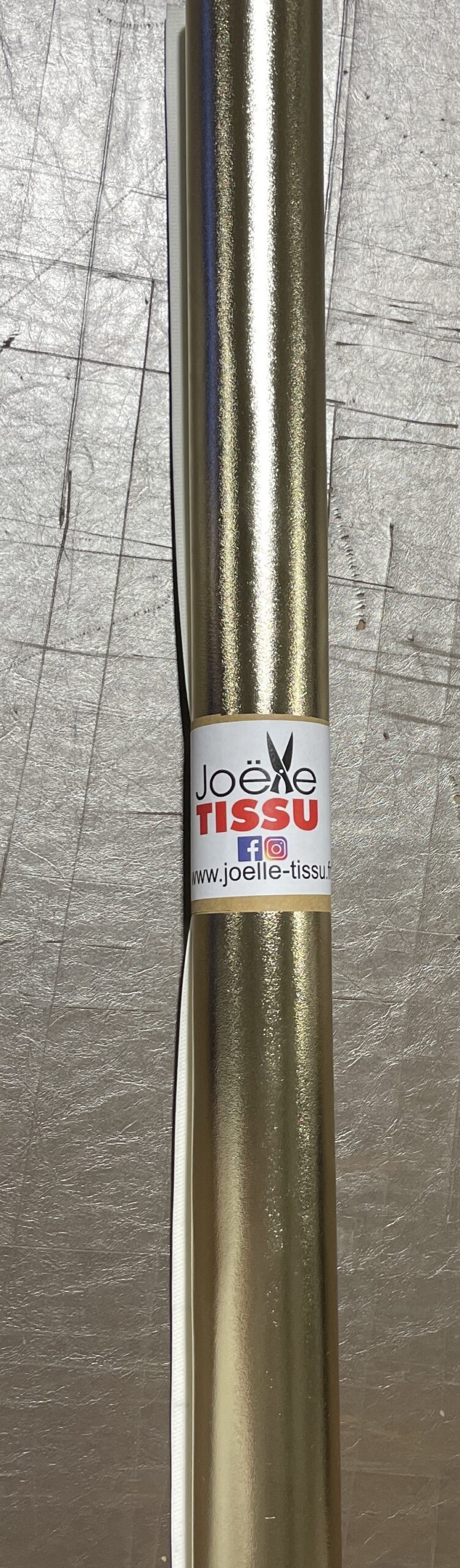 Simili cuir - doré  brillant