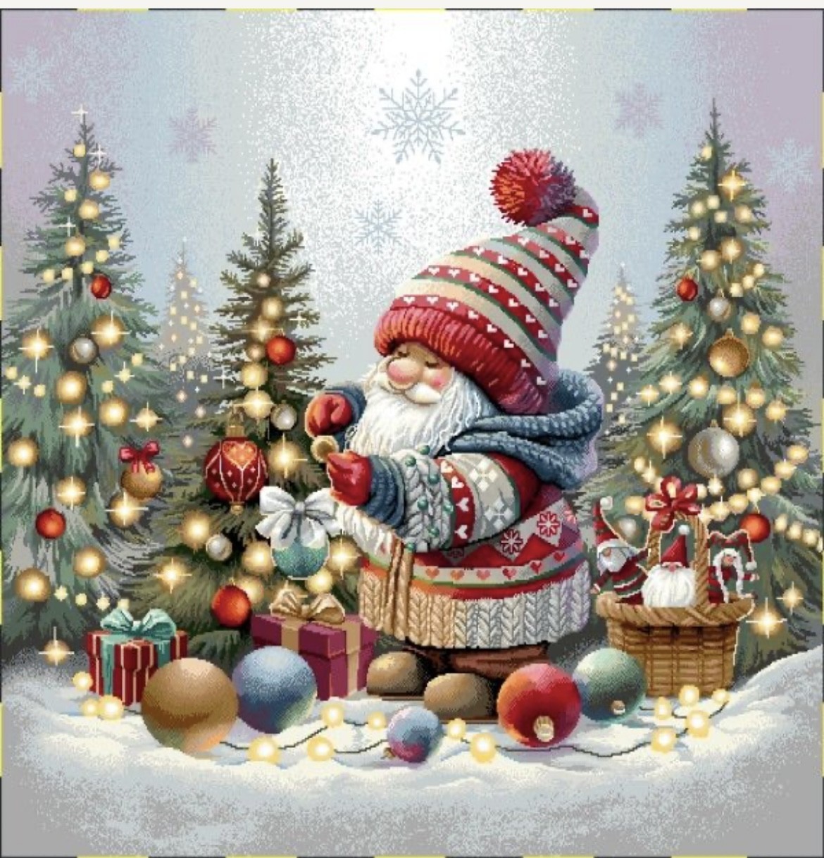 Carre-Lutin et les sapins