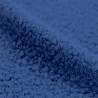 Curly-fleece bleu cobalt