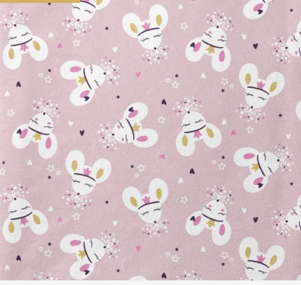 Maille doudou souris