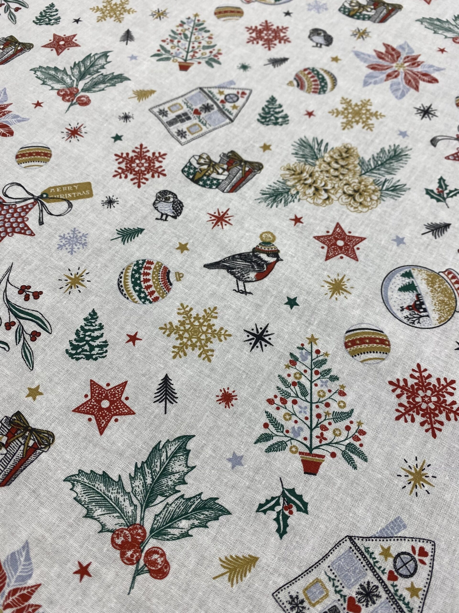 Motifs noël fond blanc