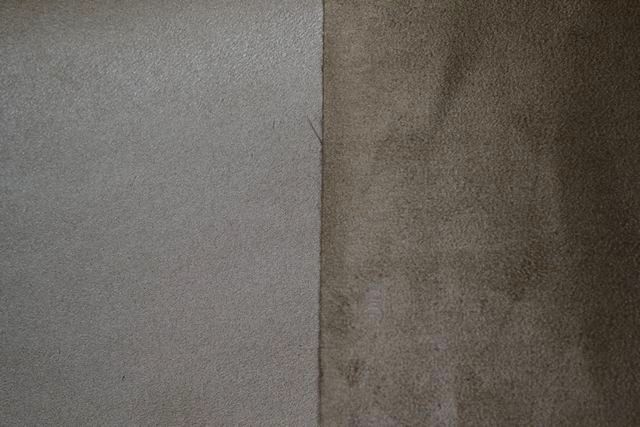 SUÉDINE - Double face beige/marron