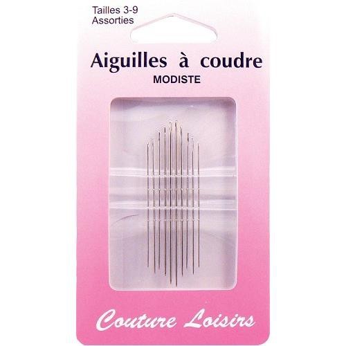 Mercerie - Aiguilles à coudre tailles assorties 3/9