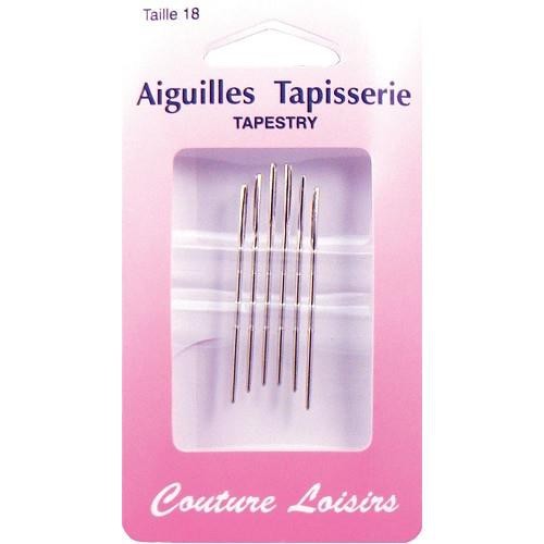 Mercerie - Aiguilles tapisserie taille 18