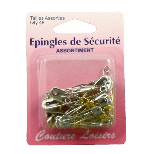 Mercerie - Épingles de sécurité assortiment