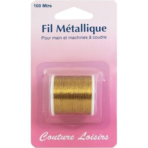 Mercerie - Fil métallique doré