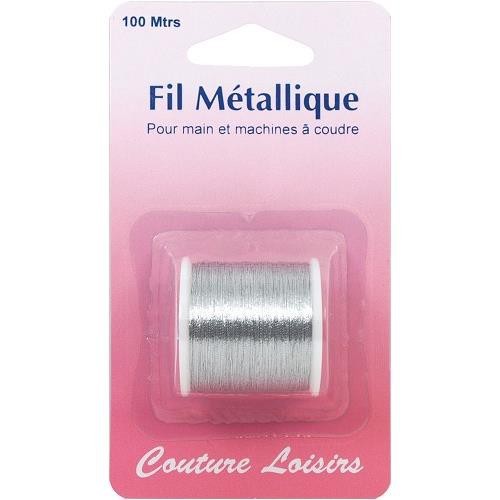 Mercerie - Fil métallique argenté