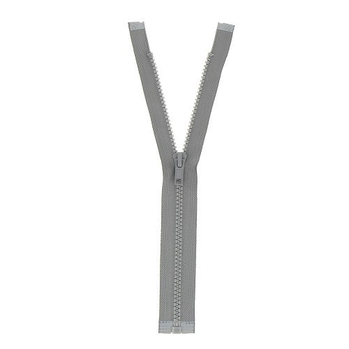 Mercerie - Fermeture éclair séparable gris claire