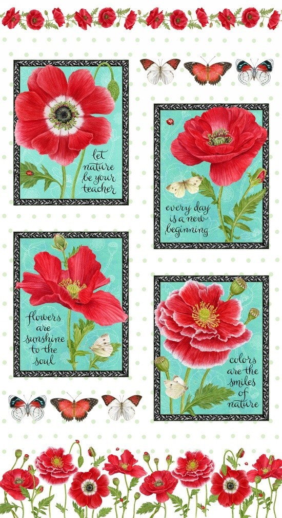 Panneau - Poppy Perfection