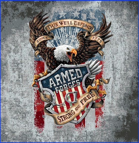Carré - Eagle armed forces