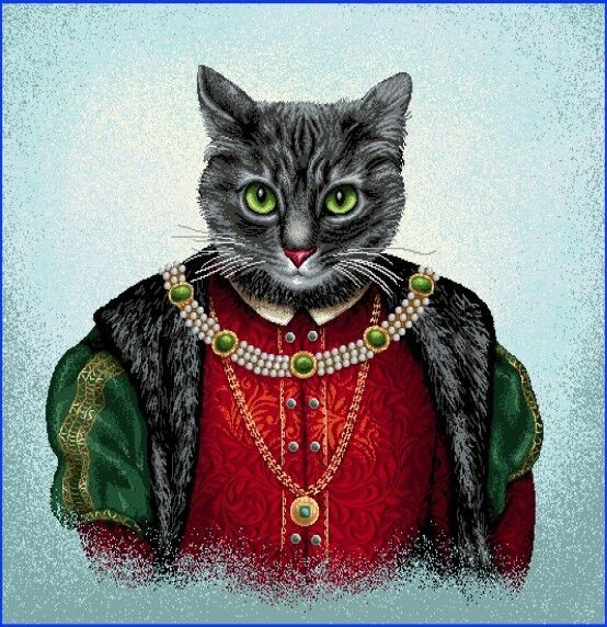 Carré - Chat baron