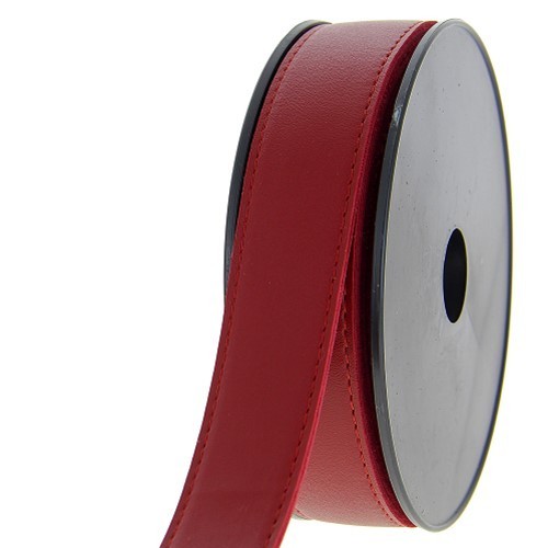 Sangle - Simili cuir bordeaux