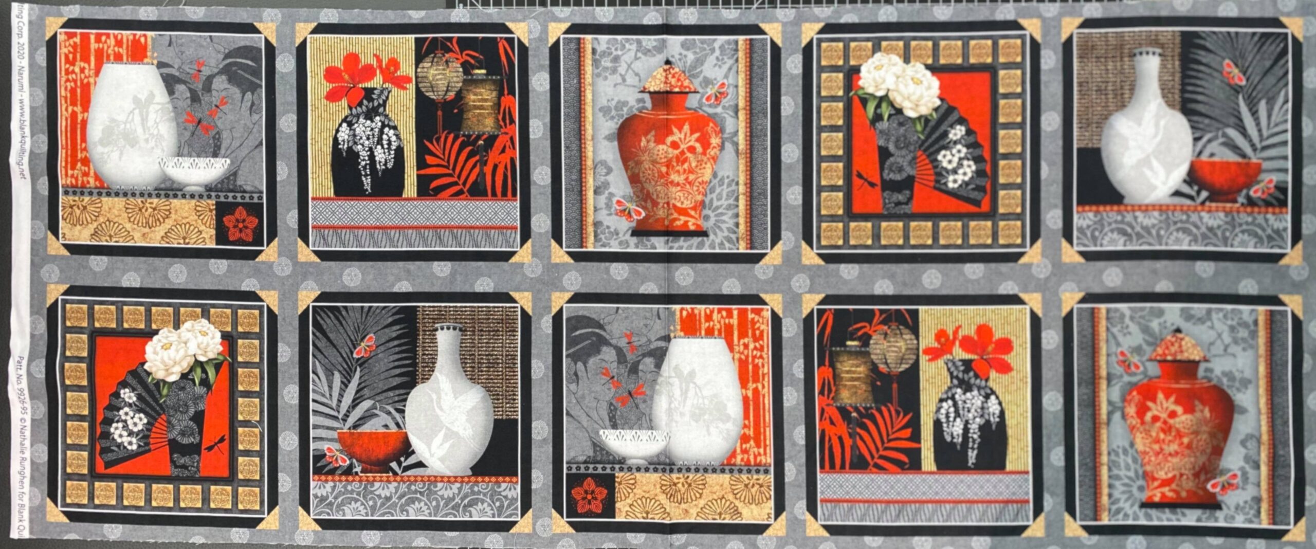Panneau - Vases japonais