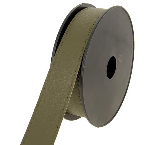 Sangle - Simili cuir kaki 30mm