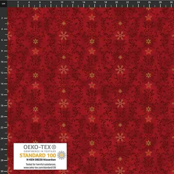 Patch - Etoile,arabesque et poinsettia