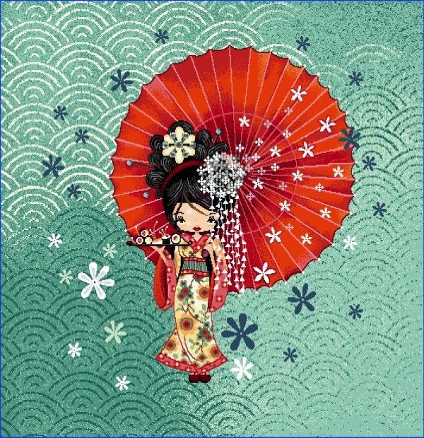 Carré -Kokeshi 2