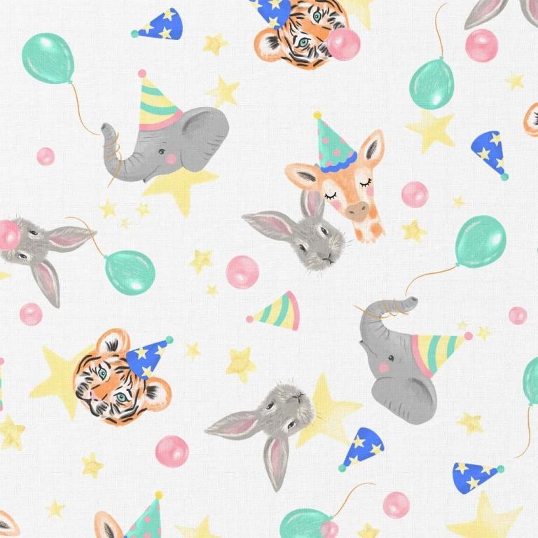 Coton numerique 150 -animaux du cirque